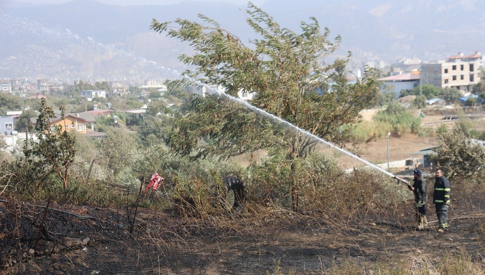 bahcede cikan yangin eve sicramadan sonduruldu tNVCT7Fc