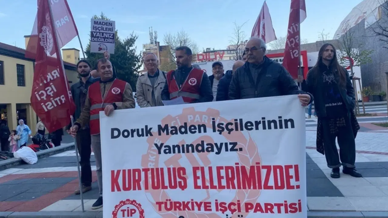 TİP Samsun, Doruk Maden İşçilerine Destek Verdi: “İşçi Haklarını İhlal Edenleri Ortaya Çıkartacağız”