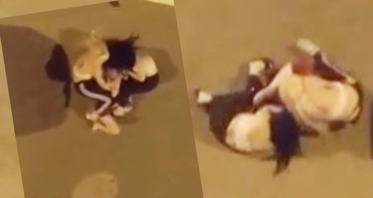 Uc kadin birbirine girdi gece yarisi mahalleyi ayaga kaldirdilar sjrAHrNH